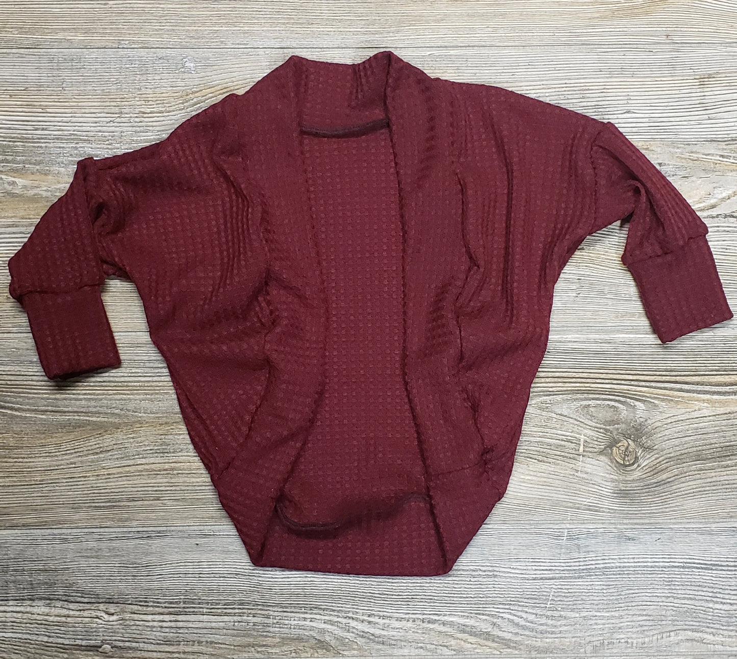 18M wine cocoon cardigan-RTS