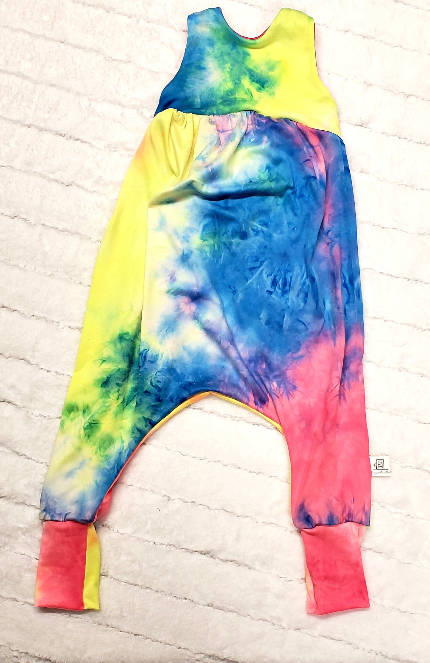 18M rainbow alleycat romper