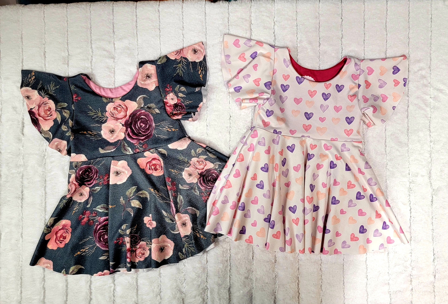 3T heart peplum