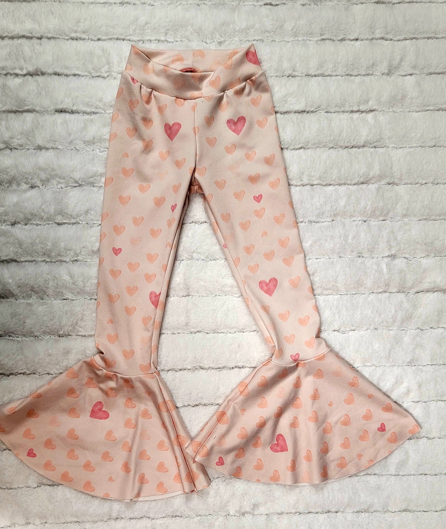 2T light pink hearts bells