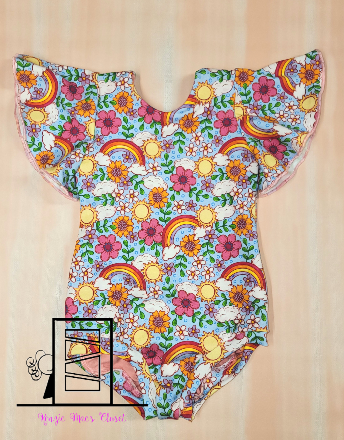 Spring flowers and rainbows leo