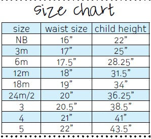 Rainbow stripe bummie