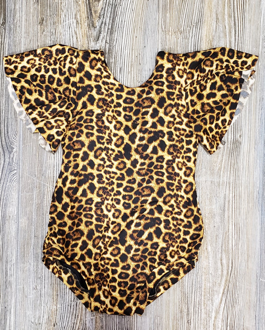 3T Flutter sleeve leopard leo