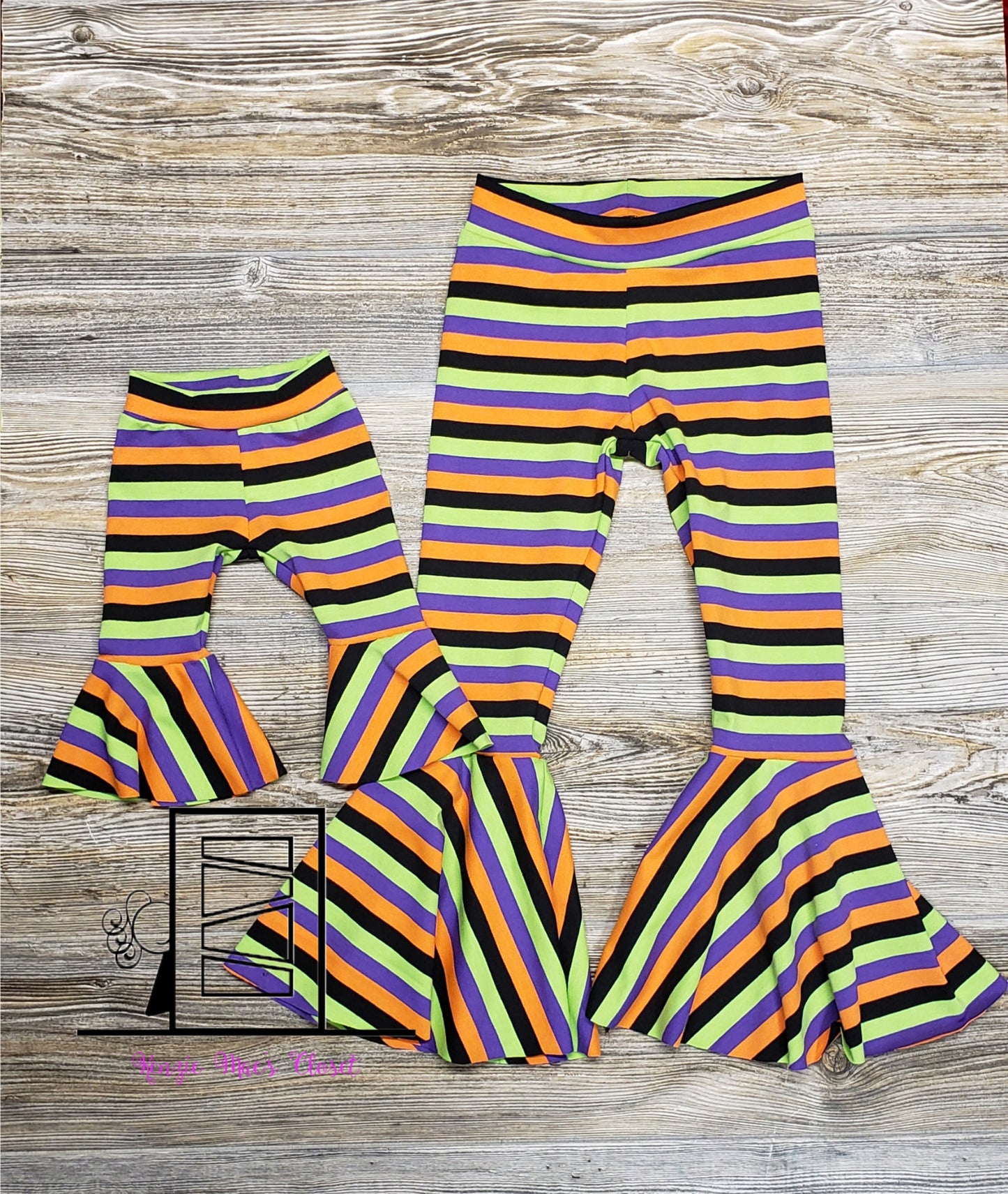 Halloween stripe  mermaid bells