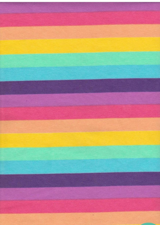 Spring Rainbow stripe leo- sizes 2T- 12